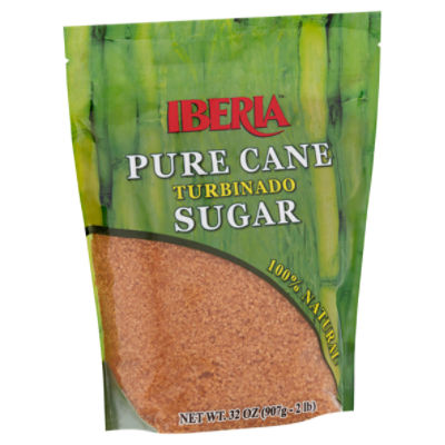 Iberia Pure Cane Turbinado Sugar, 32 oz