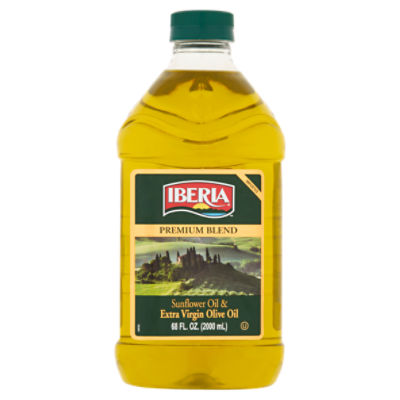 Iberia Sunflower Oil & Extra Virgin Olive Oil, 68 fl oz