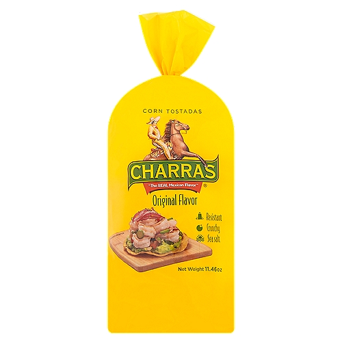 Charras Corn Tostadas, 11.46 oz