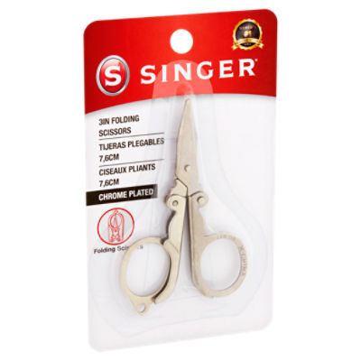 Singer Chrome Plated 3In Folding Scissors