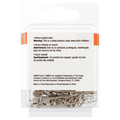 Singer Assorted Safety Pins Assorted Safety Pins, 50 Ct – Vitabox