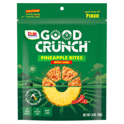 Dole Good Crunch™ Pineapple Bites with Chili, 1.4 oz