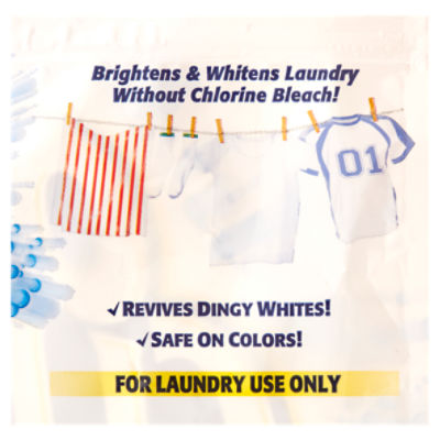 Oxiclean Laundry Whitener + Stain Remover, White Revive, Power Paks - 24 paks, 600 g