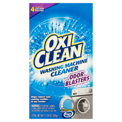 OxiClean Washing Machine Cleaner with Odor Blasters, 11.28 oz, 4 pack, 11.28 Ounce