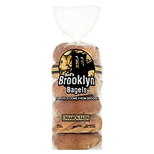 Bell's Brooklyn Bagels Cinnamon Raisin Bagels, 4 oz, 6 count