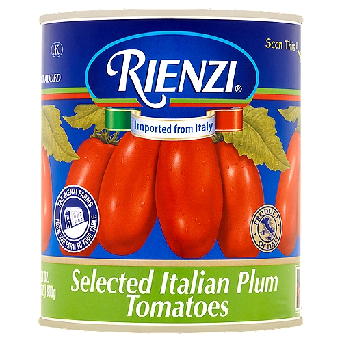 Rienzi Selected Italian Plum Tomatoes, 28 oz