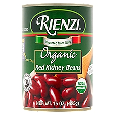 Rienzi Organic, Red Kidney Beans, 15 Ounce