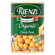 Rienzi Organic, Chick Peas, 15 Ounce