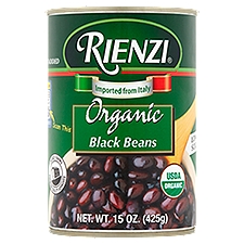 Rienzi Black Beans, Organic, 15 Ounce