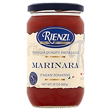 RIENZI Marinara Italian Tomatoes Premium Quality Pasta Sauce, 24 oz