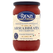 RIENZI Arrabbiata Spicy Marinara Italian Tomatoes Premium Quality Pasta Sauce, 24 oz