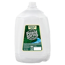POLAND SPRING Brand Distilled Water, 1-gallon plastic jug