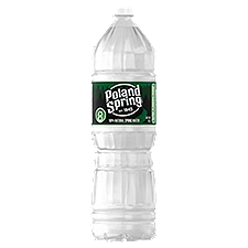 POLAND SPRING Brand 100% Natural Spring Water, 1.5-Liter plastic bottle