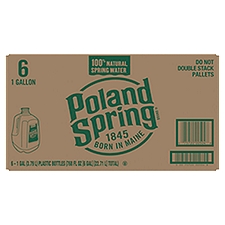 Poland Spring 100% Natural, Spring Water, 6 Gallon