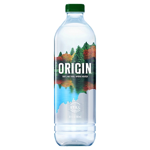 Origin 100% Natural Spring Water, 30.4 fl oz
ORIGIN is not your average bottled water. We were born here. ORIGIN is 100% Natural Spring Water, sourced in America, with naturally occurring electrolytes for a crisp, refreshing taste. We share the deeply held values of the land we come from and in our American origins. From the thought we put into our recycled packaging to the care we put into helping to conserve our springs, we are devoted to bringing you spring water inspired by nature, in premium packaging, providing an exceptional drinking experience for any occasion. Our 900mL water bottles are ideal for hydrating throughout the day, with an ergonomic design that fits well in bags and cup holders. Elevate your hydration experience with ORIGIN.
