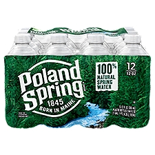 Poland Spring 100% Natural Spring Water - Go! Size, 144 Fluid ounce