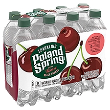 Poland Spring Black Cherry, Sparkling Water, 135.2 Fluid ounce