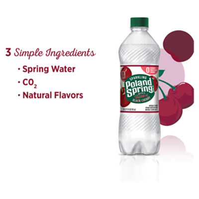 Poland Spring 100% Natural Spring Water, Regular Flavor, 8 oz