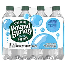Poland Spring Simply Bubbles, Sparkling Water, 135.2 Fluid ounce