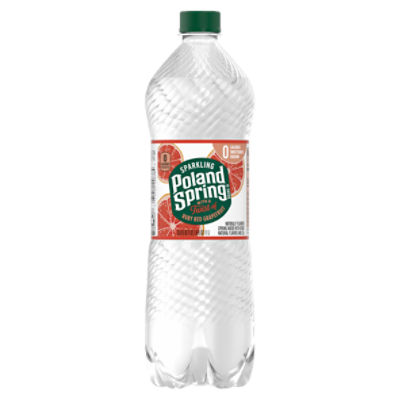 Poland Spring Sparkling Ruby Red Grapefruit Naturally Flavored Spring