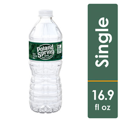 POLAND SPRING Brand 100% Natural Spring Water, 16.9-ounce plastic bottle