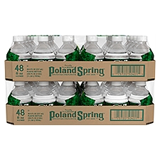 Poland Spring 100% Natural Spring Water, 8 fl oz, 48 count