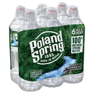 Order Poland Spring 100% Natural Spring Water, Plastic Bottles