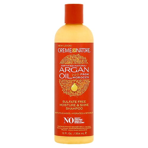 skovl Personligt udsende Creme of Nature Argan Oil from Morocco Moisture & Shine Shampoo, 12 fl oz