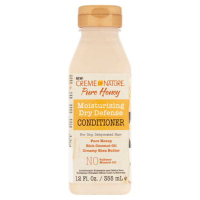 Creme of Nature Pure Honey Moisturizing Dry Defense Conditioner, 12 fl oz
