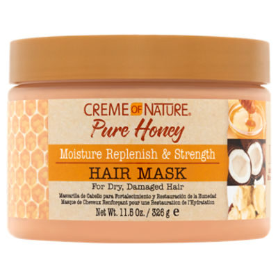 Creme of Nature Pure Honey Moisture Replenish & Strength Hair Mask, 11.5 oz