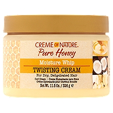 Creme of Nature Pure Honey Moisture Whip Twisting Cream, 11.5 oz, 11.5 Ounce