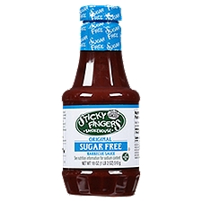 Sticky Fingers Sugar Free Original, Barbecue Sauce, 18 Ounce