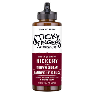 Sticky Fingers Smokehouse Hickory and Brown Sugar Barbecue Sauce, 16.4 oz, 16.4 Ounce