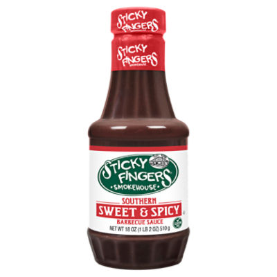 Sticky Fingers Barbecue Sauce - Habanero Hot, 18 oz