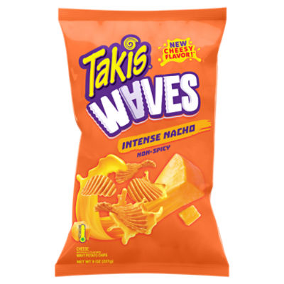 Takis Fuego Waves Hot Chili Pepper & Lime Wavy Potato Chips, 12.5