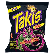 Takis Dragon Spicy Sweet Chili Pepper Flavored Tortilla Chips, 3.25 oz