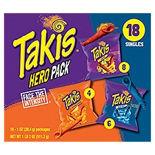Takis Tortilla Chips Hero Pack, 1 oz, 18 count