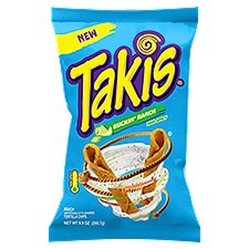 Takis Buckin' Ranch 9.9 oz Sharing Size Bag, Ranch Rolled Tortilla Chips, 9.9 Ounce
