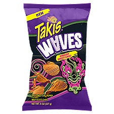 Takis Dragon Sweet Chili Waves 8 oz Sharing Size Bag, Spicy Sweet Chili Pepper Wavy Potato Chips, 8 Ounce