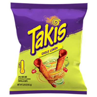 Takis Chile Limón Tortilla Chips, 3.25 oz