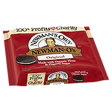 Newman's Own Organics Newman-O's - Creme Filled Chocolate Cookies, 13 Ounce