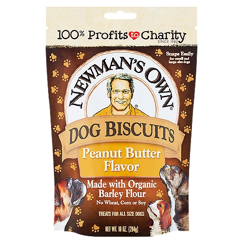 Newman's Own Peanut Butter Flavor Dog Biscuits, 10 oz