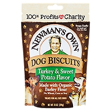 Newman's Own Turkey & Sweet Potato Flavor Dog Biscuits, 10 oz