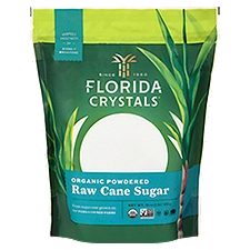 Florida Crystals Organic Powdered Raw Cane Sugar 1 lb