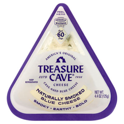 Treasure Cave Naturally Smoked Cave - Aged Blue Cheese, 4.4 oz