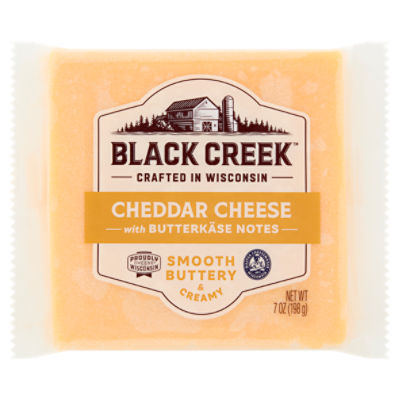 Black Creek Cheddar Cheese with Butterkäse Notes, 7 oz