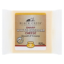 Black Creek Aged 9 Months Sharp White Cheddar, Cheese, 7 Ounce