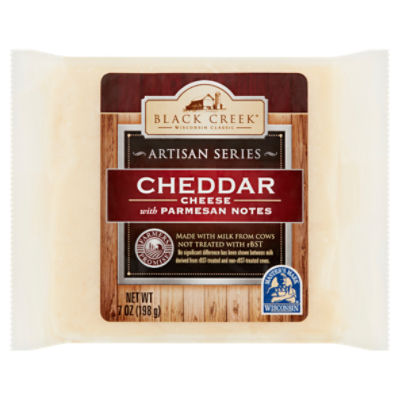 Black Creek Artisan Series Cheddar Cheese with Parmesan Notes, 7 oz, 7 Ounce