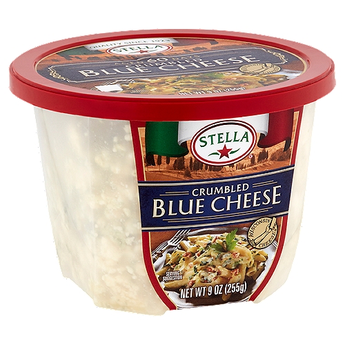 Stella Crumbled Blue Cheese, 9 oz
Wisconsin Cheese®
