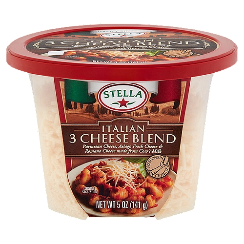 Stella Italian 3 Cheese Blend, 5 oz